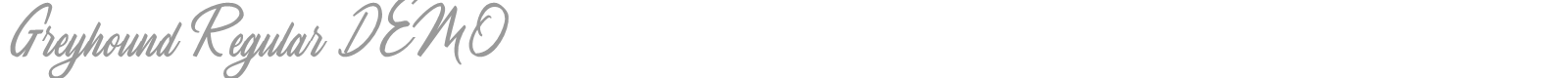 The Greyhound font preview